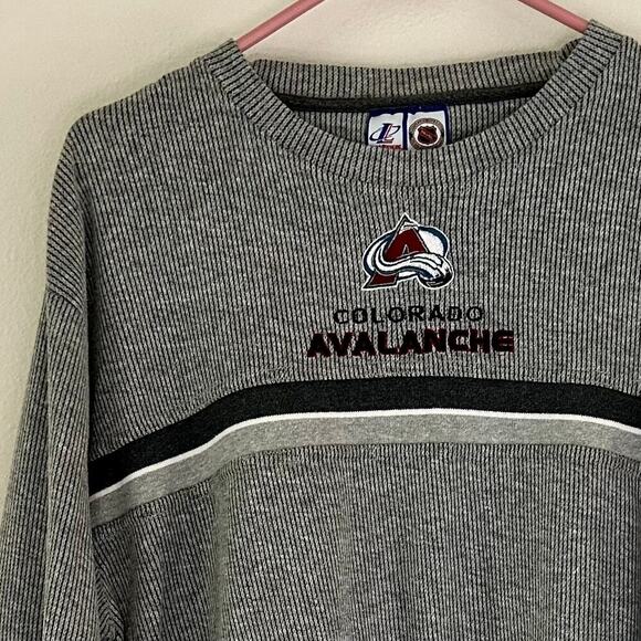Vintage Colorado Avalanche NHL 90s hockey embroidered logo sports long sleeve M​ - Picture 5 of 9